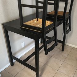 Rectangular shape table with  chairs