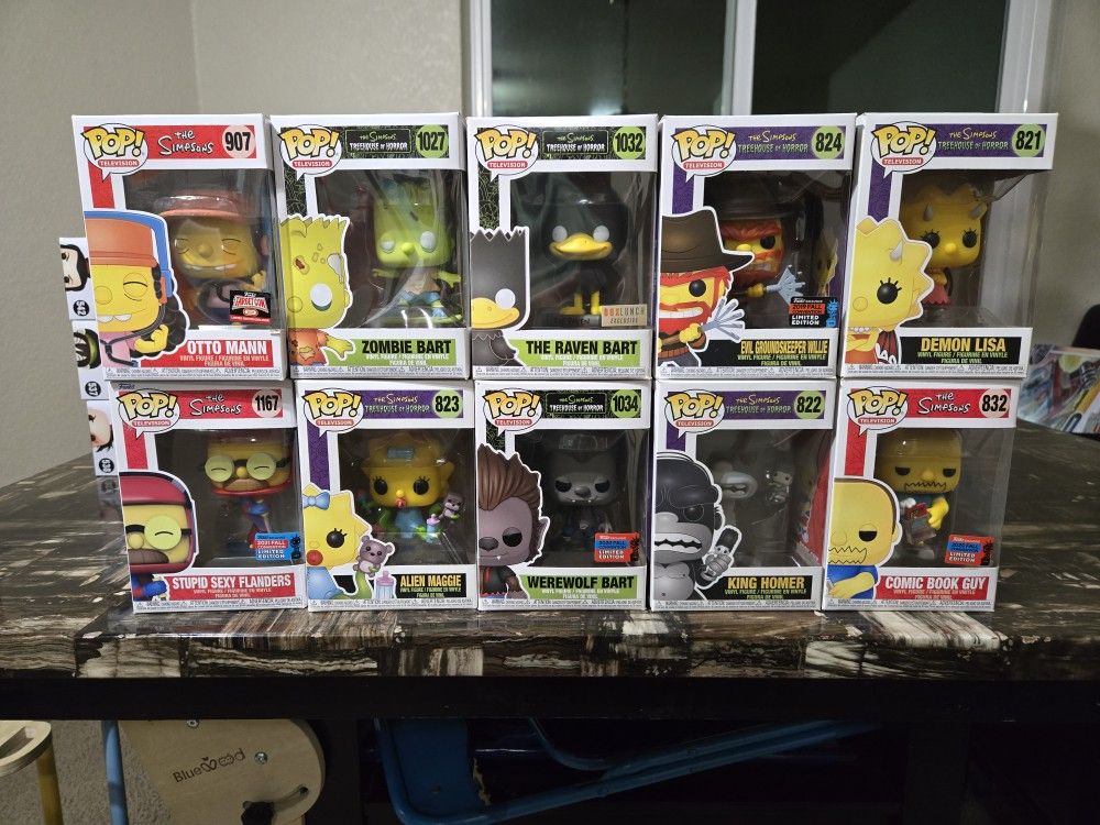 Simpsons Funko Pops