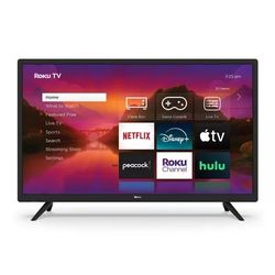 Philips 32" Class HD (720P) Smart Roku Borderless LED TV  NO REMOTE 