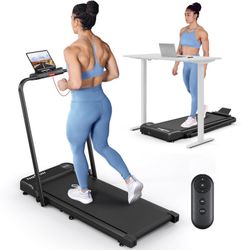 THERUN Walking Pad Treadmill, Foldable Treadmill