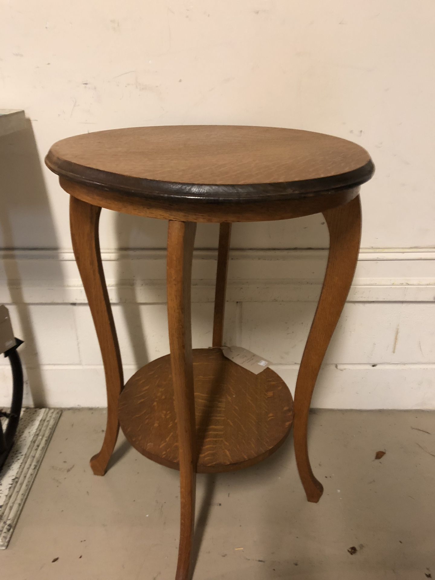 Make Offer! Round side or end occasional table ANTIQUE