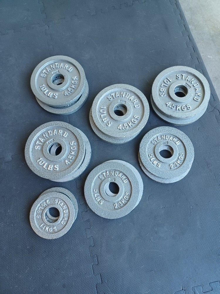 Olympic Weights 10, 5, 2 pounds