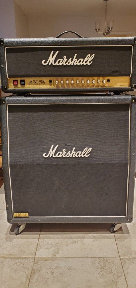Marshall Jcm 900 Dual Reverb And 1960 412 Cab