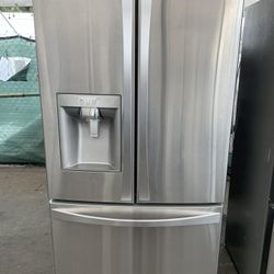REFRIGERATOR 3 DOORS KENMORE STAINLESS STEEL 🆓️Free Delivery 🆓️