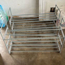 2 Shoe Racks -free