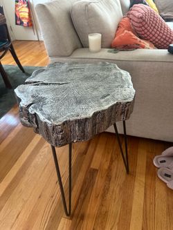 Metallic End Table