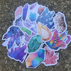 10 Crystal Stickers 