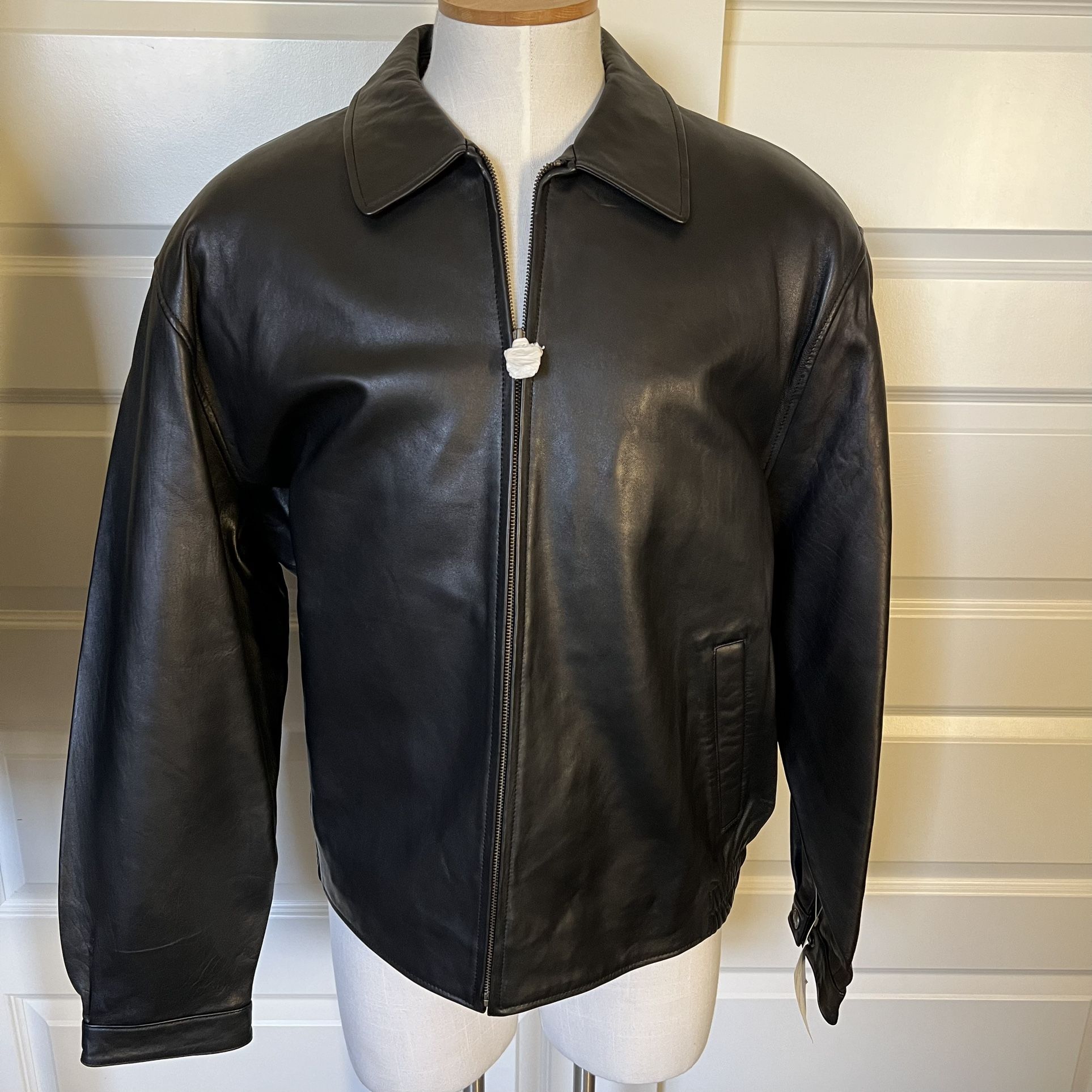 Marauder Black Leather XXL 2XL Jacket