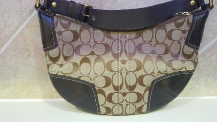 Brown small Coach Purse