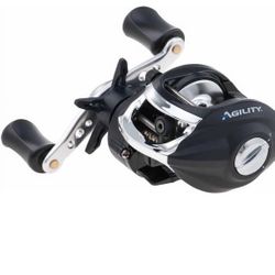 Shakespeare Agility Low Profile Baitcast Fishing Reel, Right Handle