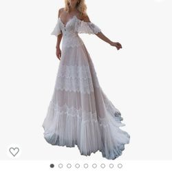 Women's Wedding Dresses Chic Lace Evening Dresses V Neck Ruffle Sleeves Beachy Boho Outdoorsy Wedding Gowns

￼

￼

￼

￼

￼

￼

￼

￼

￼


