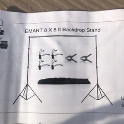 8 X8 Back Drop Stand 