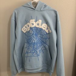 Sp5der Web Hoodie ‘Sky Blue’