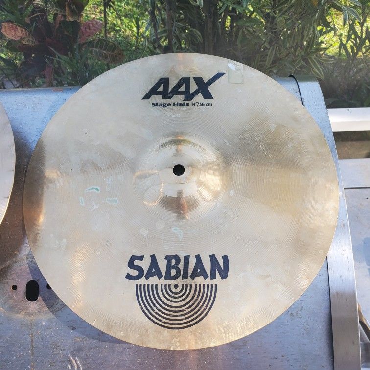 Hi Hat Cymbals 14 Sabian AAX