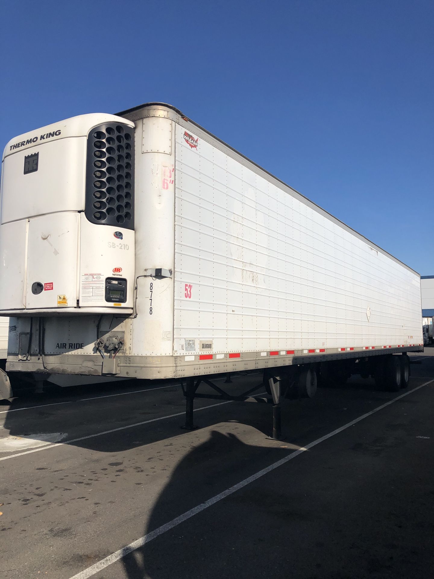 2007 Wabash Thermo King trailer