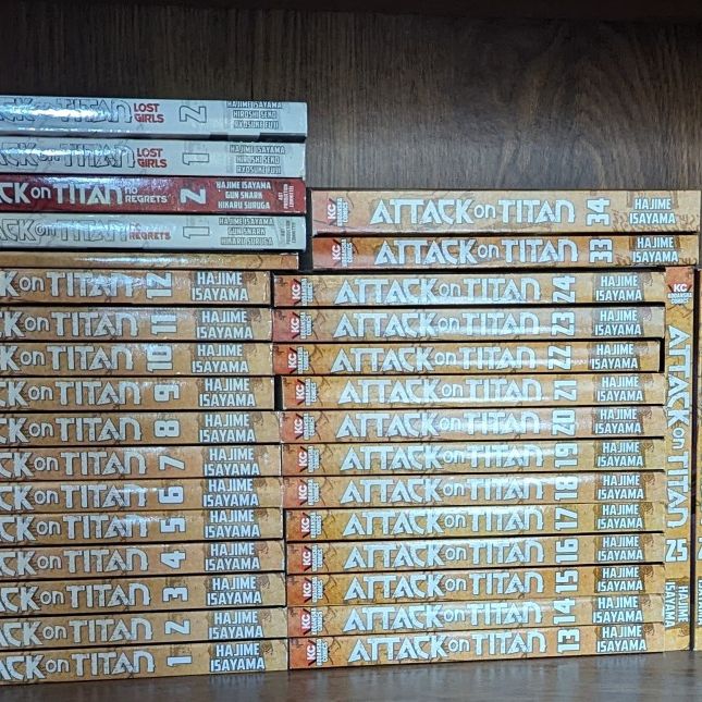 Attack On Titan Manga Vol1-34 Including No Regrets, Lost Girls