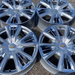 22” OEM Chevy Silverado Suburban High Country GMC Sierra We Finance Set Of 4 Rims Wheels 