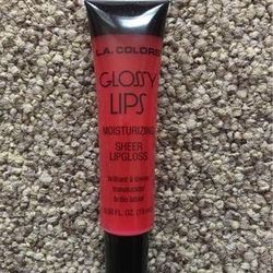 L.A. COLORS Glossy Lips&nbsp; Hydrating & Nourishing Highshine Sheer Tube Lip Gloss, Jammin' Jelly