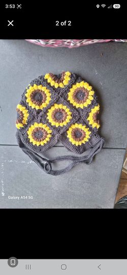 Crochet Flower Purse