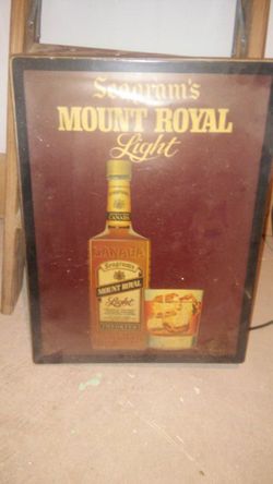 Seagrams whiskey light