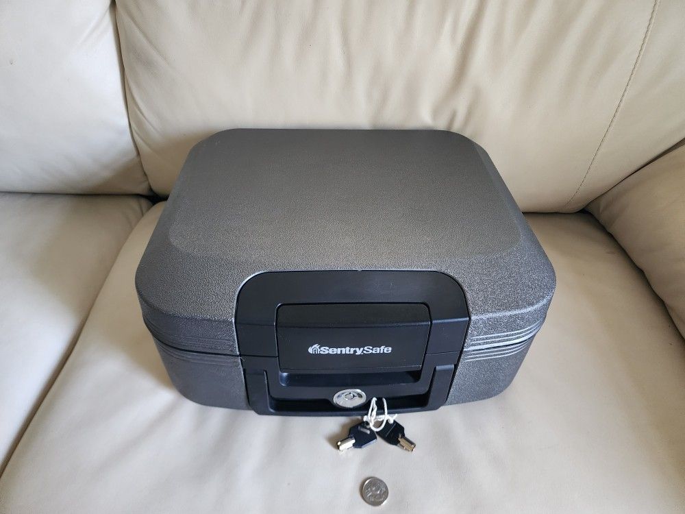 Sentry Safe Fire Water Resistant Heavy Duty Safe For Home Or Business.