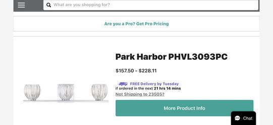 Bath light /Park Harbor