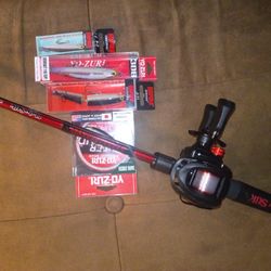 Ugly Stick Baitcaster Combo W/ Accessories 