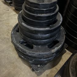 Rubber Olympic Plates 