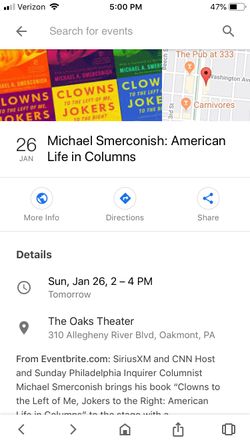 Michael Smerconish ticket