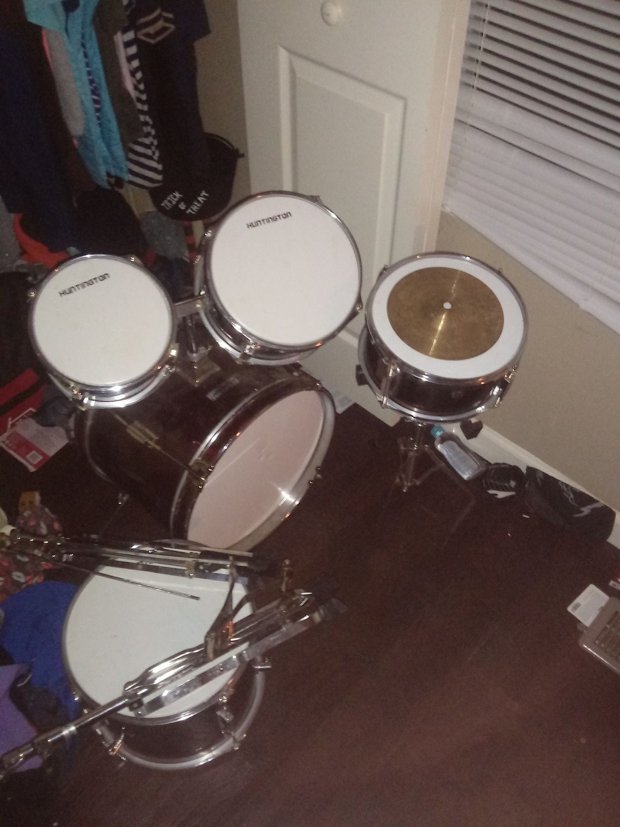 Youth size drum set