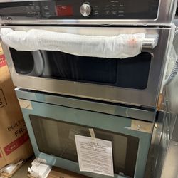 New Café - 30" Built-In Electric Convection Wall Oven with Built-in Microwave and Advantium Tech