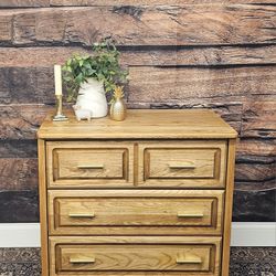 Multipurpose Oak 3 Drawer Cabinet 