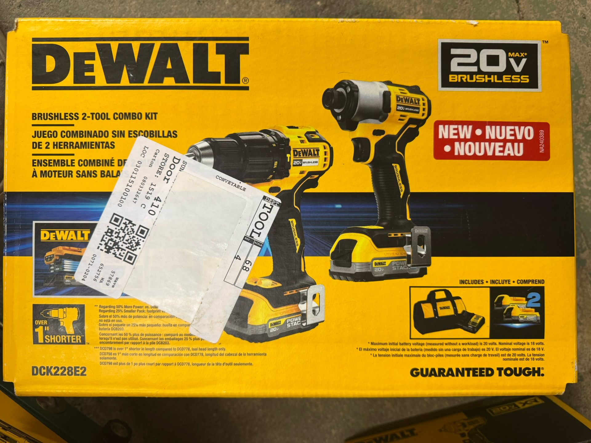 Dewalt DCK228E2 2 Drill Kit