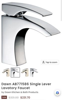 Single faucet Dawn AB771586 Single Lever Lavatory Faucet