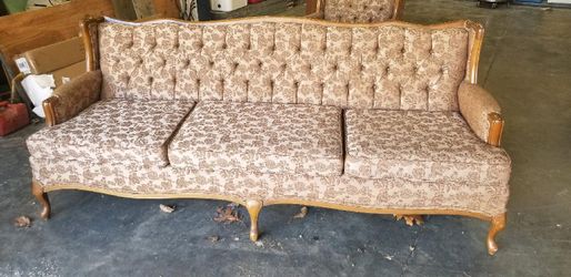 Antique sofa and chair