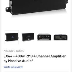 Masssive 4channel High Output Amplifier