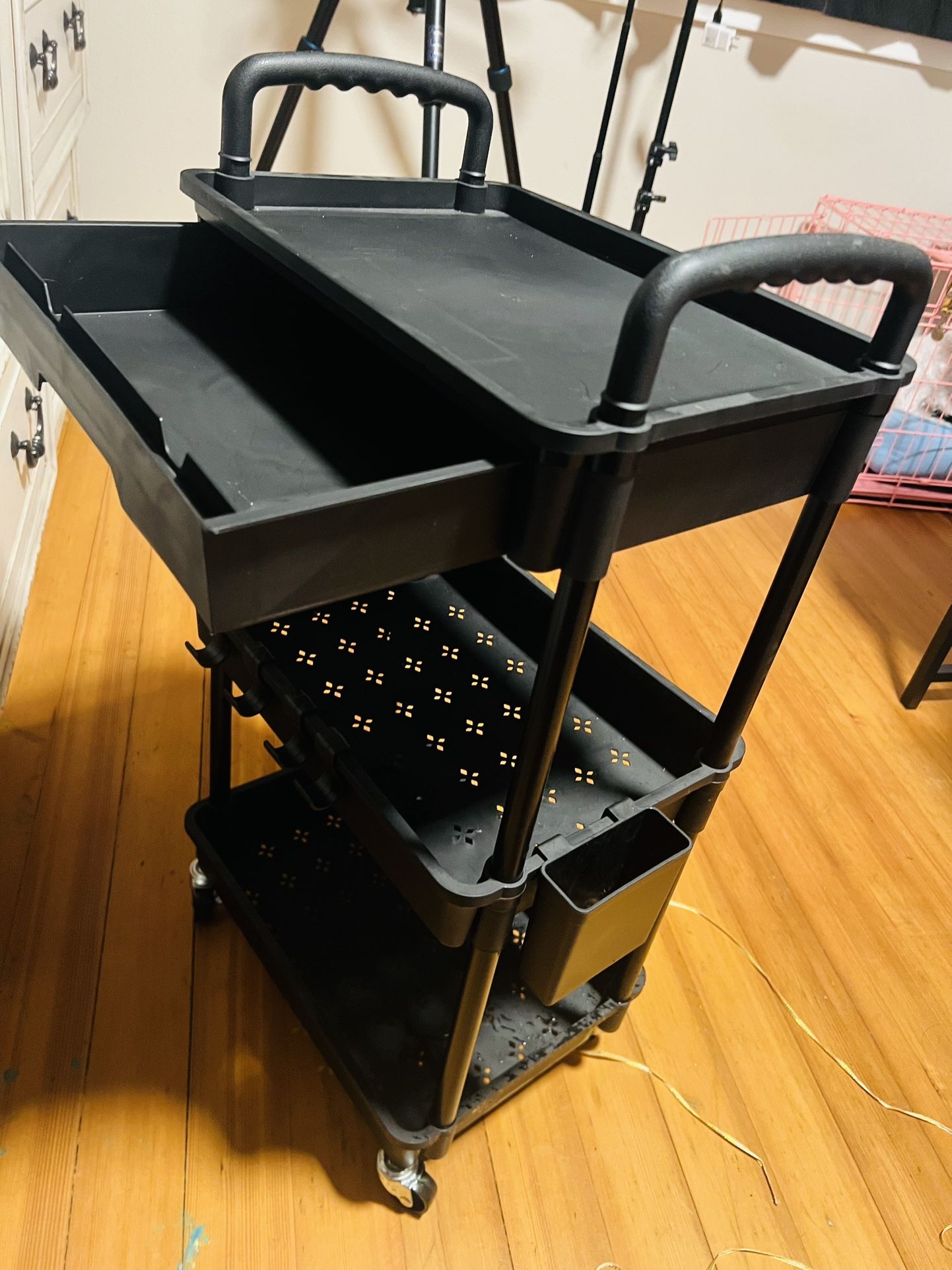 Rolling Cart With Drawer 