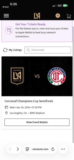 Lafc Vs toluca tickets