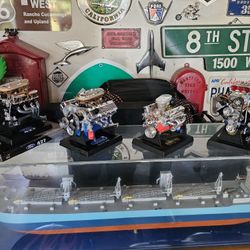 Lot Of 4 Liberty 1:6 Scale Classic Engines Hemi Dragster Ford 427 Sohc Etc