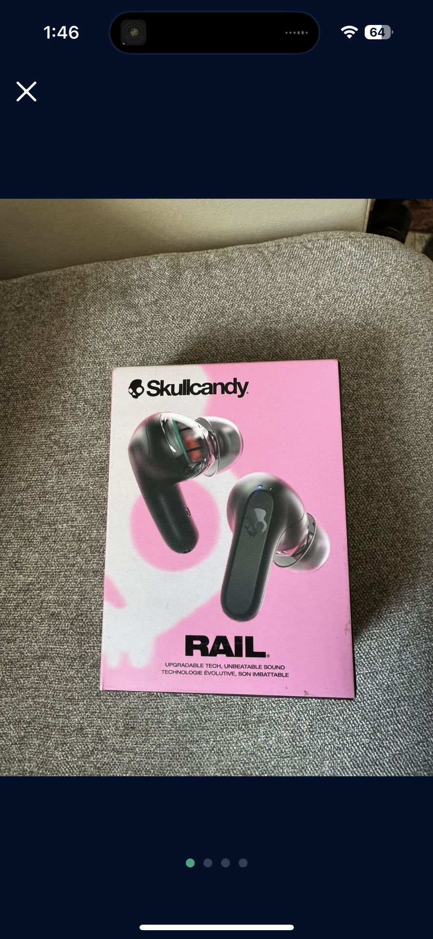 Skullcandy Rail Earbuds / Bluetooth / Apple/ Android