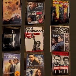 15 DVDs For $35 Or $5 Per 
