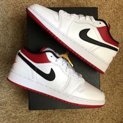 Jordan 1 Low  ‘ Gym Red ‘ Size 6.5Y