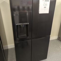 27 cu. ft. Side-by-Side Refrigerator With Smooth Touch Ice Dispenser