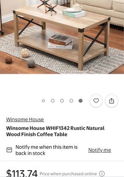 Coffee table