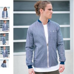 ASTRNEME JAILBIRD WASHED STRETCH DENIM JACKET