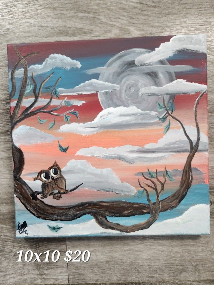 Owl Paintings By Me
