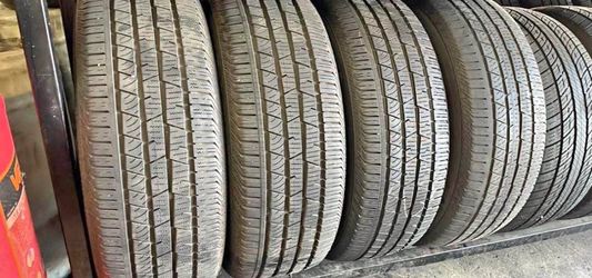 255/50/20 Continental set de Tires con 80% de vida las 4