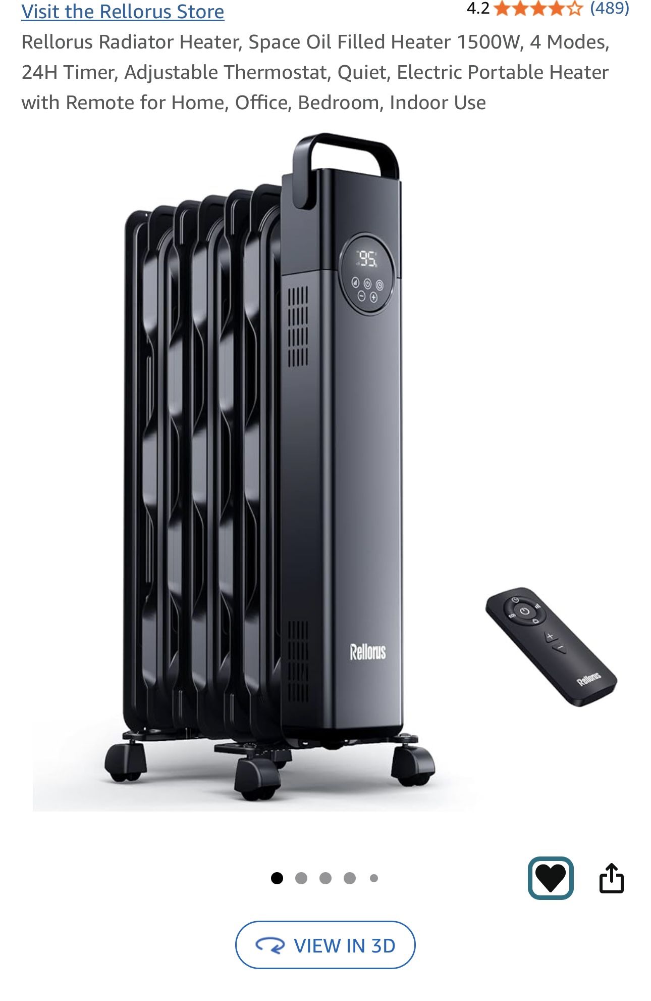 Rellous Radiator Heater