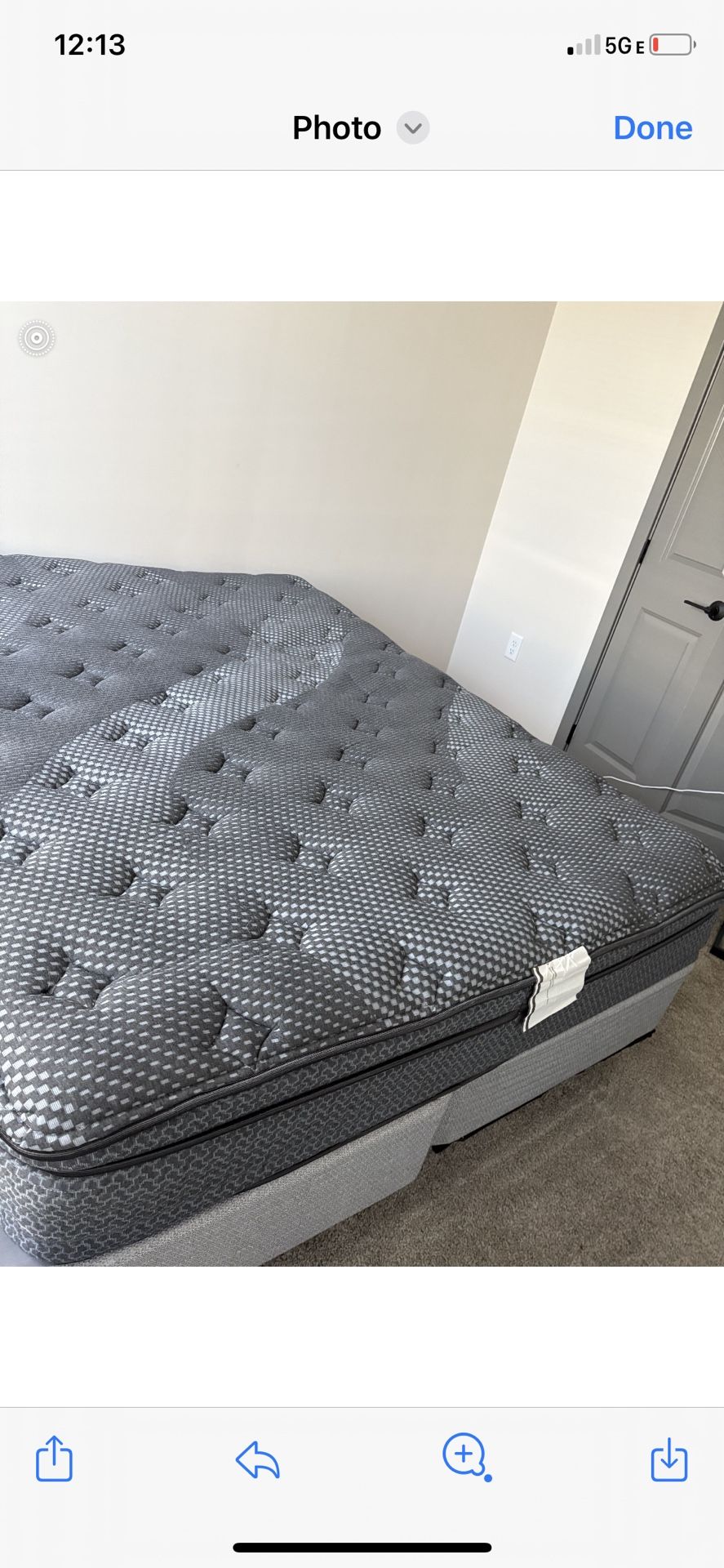 Bobs memory foam Queen Bed Set