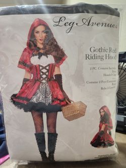 Women's Gothic Red Riding Hood